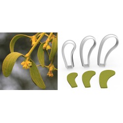 Mistletoe Flower Making Cutter Set 3 Pcs – 6 cm