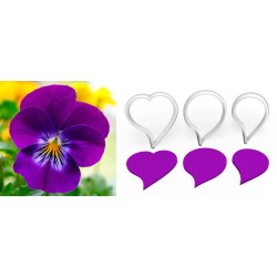 PANSY Flower Cutter Set 3 Pcs Mini – 2cm