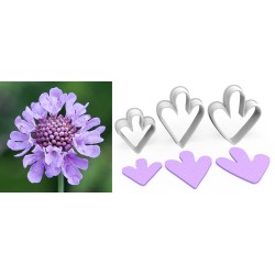 SCABIUS PETALS Flower Cutter Set 3 Pcs – 3cm