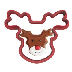 Christmas Deer Head Cookie Cutter #RP11301
