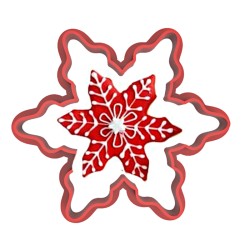 Christmas Snowflake 1 Cookie Cutter #RP11303