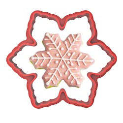 Christmas Snowflake 2 Cookie Cutter #RP11313