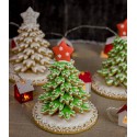 3D Christmas Tree Snowflakes Making Set 8 pcs #RP12501