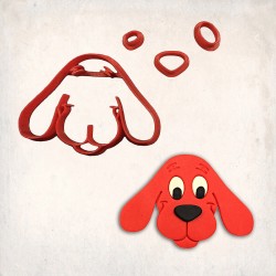 Clifford the Dog Detailed Cookie Cutter Set 4 pcs #RP12058