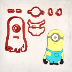 Despicable Me – Tall Minion Detailed Cookie Cutter Set 9 pcs #RP12070