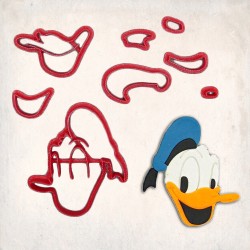 Donald Duck Cookie Cutter Set 8 pcs #RP12075