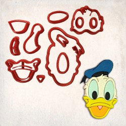 Donald Duck Detailed Cookie Cutter Set 11 pcs #RP12076