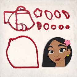 Encanto – Isabela Detailed Cookie Cutter Set 11pcs #RP12084