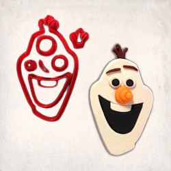 Frozen Olaf Face Detailed Cookie Cutter Set 7 pcs #RP12101