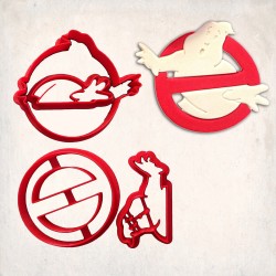 Ghostbusters Detailed Cookie Cutter Set 4 pcs #RP12102