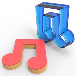 Music Note Cookie Cutter #RP11169