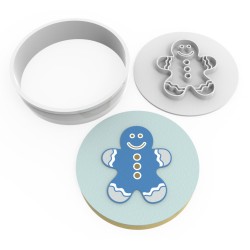 Cookie Cutter and Stamp Set - Gingerman #RP21201