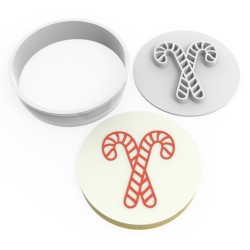 Cookie Cutter and Stamp Set - Candy Cane #RP21205