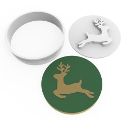 Cookie Cutter and Stamp Set - Deer #RP21206