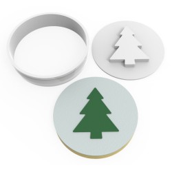 Cookie Cutter and Stamp Set - Pine #RP21207