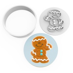 Cookie Cutter and Stamp Set - Cincirman #RP21210