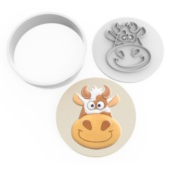 Cookie Cutter and Stamp Set - Bull #RP21211