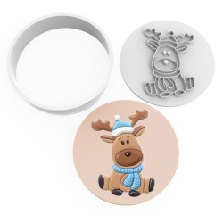 Cookie Cutter and Stamp Set - Sweet Deer #RP21212