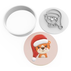 Cookie Cutter and Stamp Set - Christmas Cat #RP21213