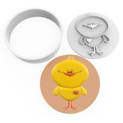 Cookie Cutter and Stamp Set - Yellow Bird #RP21220