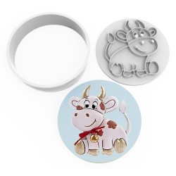 Cookie Cutter and Stamp Set - Ox #RP21230