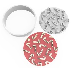 Cookie Cutter and Stamp Set - Candy Canes #RP21236