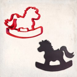 Rocking Horse Detailed Cookie Cutter #RP12214