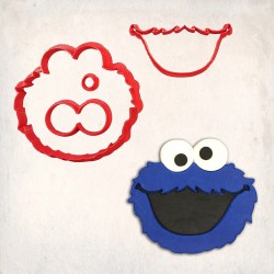 Sesame Street Monster Detailed Cookie Cutter Set 4 pcs #RP12230