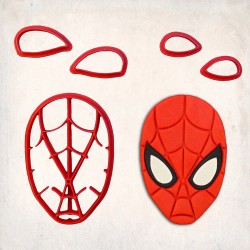 Spider Man Detailed Cookie Cutter Set 5 pcs #RP12247