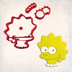 Simpsons Lisa Simpson Detailed Cookie Cutter Set 4 pcs #RP12270