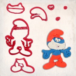 The Smurfs Papa Detailed Cookie Cutter Set 7 pcs #RP12273