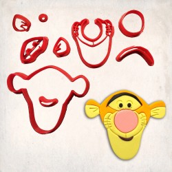 Winnie the Pooh Tigger Detailed Cookie Cutter Set 8 pcs #RP12300