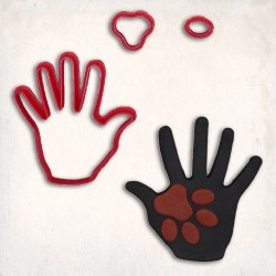 Paw Hand Detailed Cookie Cutter Set 3 pcs #RP12817