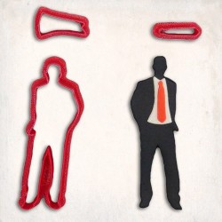 Man in Suit Detailed Cookie Cutter Set 3 pcs #RP12820