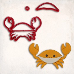 Crab-1 Detailed Cookie Cutter Set 3 pcs #RP12897