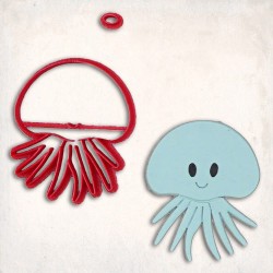 Jellyfish Detailed Cookie Cutter Set 2 pcs #RP12913