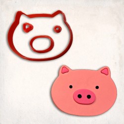 Pig Detailed Cookie Cutter Set 4 pcs #RP12928