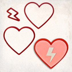 AED Icon Detailed Cookie Cutter Set 3 pcs