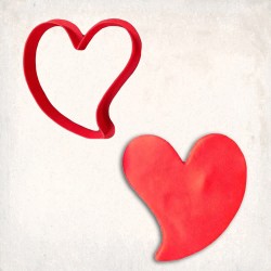 Curved Heart Cookie Cutter