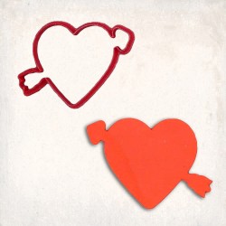 Heart with Arrow Cookie Cutter