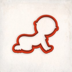 Crawling Baby Cookie Cutter #RP12365