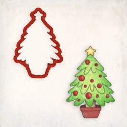 Pine in Pot Cookie Cutter #RP12375