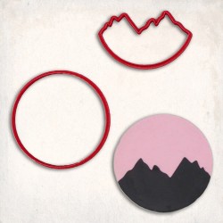 Mountains Detailed Cookie Cutter Set 2 pcs