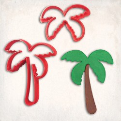 Palm Tree Detailed Cookie Cutter Set 2 pcs