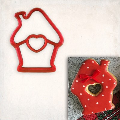 Hearted House Cookie Cutter #RP12528