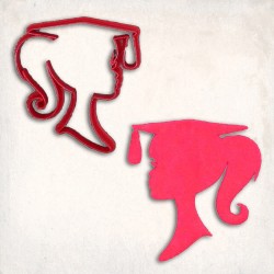Barbie Graduat Cookie Cutter