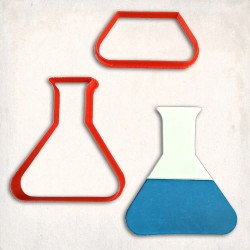Beaker Detailed Cookie Cutter Set 2 pcs