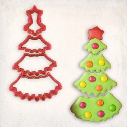 Pine Tree Divided Cookie Cutter Set 4 pcs #RP12533