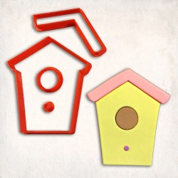 Bird House-2 Detailed Cookie Cutter Set 4 pcs