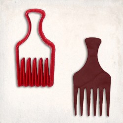 Hair Pick Cookie Cutter